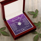 To My Beautiful Soulmate Necklace Gift, Soulmate for Wife Birthday Gifts from Husband, Valentine for Women, Soulmate Gifts, Message Card and Necklace Gifts Box Gift Box Styles on Birthday, Wedding, Anniversary, Valentine Love knot Thang