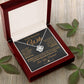 My Beautiful Soulmate Necklace Future Wife Gifts, Promise Necklace For Her, Fiance Gifts For Her, Valentine Gifts For Future Wife With Message Card Box LED, Soulmate Necklace For Women, To My Wife Necklace Love knot Thang