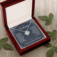 To My Soulmate Necklace for Women, Necklaces Gift For Wife from Husband, Soulmate Jewelry to My Future Wife Necklace, Necklace For Girlfriend with Message Card and Necklace Gift Box Gift Box Styles on Birthday, Christmas, Wedding, Anniversary Love knot Th