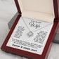 Gifts for Wife Necklace from Husband, Gifts for Wife from Husband, Valentine Gifts for Her Gifts Soulmate Message Card and Necklace Gift Box Gift Box Styles on Birthday, Wedding, Anniversary, Valentine Love knot Thang