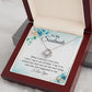 To My Soulmate, To My Wife Necklace, Wife Necklace, Wife Gift, WIfe Gift From Husband, Happy Anniversary, Meaningful Necklace Message Card and Gift Box Styles on Birthday, Christmas, Anniversary Love knot Thang