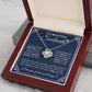 Couples Gifts, To My Beautiful Soulmate Necklace Gifts From Husband, Wedding Anniversary For Wife From Husband, To My Beautiful Wife Necklace, Necklace Custom Name Message Card and Gift Box Styles on Birthday, Christmas, Wedding, Anniversary Love knot Tha