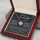 Couples Gifts To My Beautiful Soulmate Necklace From Husband, Wedding For Wife From Husband, Wife Wedding From Husband, To My Wife, Necklace Custom Name Message Card and Gift Box Styles on Birthday, Christmas, Wedding, Anniversary Love knot Thang