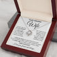 to My Wife Necklace, Soulmate Jewelry for Women, Wife Gifts from Husband , Valentine Necklace for Wife Soulmate Gifts Future Wife Necklace Message Card and Gift Box Styles on Birthday, Wedding, Anniversary, Valentine Love knot Thang