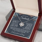 To My Soulmate Necklace Women, Necklaces For Wife from Husband, Soulmate Necklace to My Future Wife, Necklace For Soulmate with Message Card and Necklace Gift Box Gift Box Styles on Birthday, Christmas, Wedding, Anniversary Love knot Thang