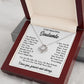 To My Soulmate Necklace Gift for Her, Soulmate Necklace, Necklaces for Wife from Husband, Valentine To My Wife Necklace, Soulmate Gifts, Necklace Message Card and Gift Box Styles on Birthday, Wedding, Anniversary, Valentine Love knot Thang