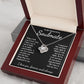 To My Beautiful Soulmate Necklace Gifts for Her, Soulmate for Wife Birthday Gifts from Husband, Valentine for Women, Soulmate Gifts, Message Card and Necklace Gifts Box Gift Box Styles on Birthday, Wedding, Anniversary, Valentine Love knot Thang
