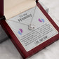 New Mom Gift Jewelry, To My Mommy Mom to Be Baby Feet Heart Pendant Necklace, Baby Shower Gift, Expecting Mother Pregnancy Gift Set, Mothers day Gift, Mom Necklace, Perfect Mother's Day Gift For New Mom LOVE KNOT