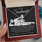 To My Soulmate Necklace For Women, Funny Gifts For Girlfriend,Valentine Christmas Presents For Girlfriend, Best Birthday Meaningful Gift Ideas For Wife, Women Romantic Jewelry For Her Anniversary Message Card and Gift Box Styles LOVE KNOT