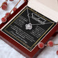 To My Amazing Solmate Necklace Gift From Husband To My Badass Wife Pendant Valentine Jewelry with Message Card and Gift Box. Gift for Wife. Necklace Gift Set for Wife Necklace Gifts Box Gift Box Styles Love knot Thang