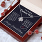 Future Wife Necklace My Last Everything, Promise Necklace For Her, Fiance Gifts For Her, Birthday Gifts For Future Wife With Message Card Box LED, Soulmate Necklace For Women, To My Wife Necklace Love knot Thang