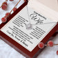 To My Beautiful Wife Necklace, Soulmate Jewelry For Women, Wife Necklace From Husband, Soulmate Birthday Gifts Necklace For Wife, Soulmate Gifts For Her, To My Future Wife Necklace Soulmate Love knot Thang