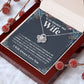 Gifts For Wife Birthday Gifts From Husband Necklace Valentines Day, Necklace for Future Soulmate, Wedding Birthday Jewelry for Wife Necklace Gifts from Husband - Soulmate Gift Necklace with Message Card and Gift Box Love knot Thang
