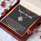 to My Smokin Hot Wife Necklace Future Wife Gifts, Promise Necklace For Her, Fiance Gifts For Her, Valentine Birthday Gifts For Future Wife With Message Card Box LED, Soulmate Necklace For Women, To My Wife Necklace Love knot Thang