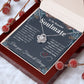 To My Beautiful Soulmate Necklace My Last Everything, Promise Necklace For Her, Fiance Gift For Her, Wedding Gifts For Future Wife With Message Card Box LED, Soulmate Necklace For Women, To My Wife Necklace Love knot Thang