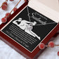 To My Beautiful Soulmate Necklace For Women, Funny Gifts For Girlfriend,Valentine Christmas Presents For Girlfriend, Best Birthday Meaningful Gift Ideas For Wife, Women Romantic Jewelry For Her Anniversary Message Card and Gift Box Styles Love knot Thang