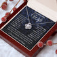 To My Soulmate Necklace Gift for Her, Soulmate Gifts From Husband, Valentine Gifts For Wife From Husband To My Soulmate Necklace Message Card and Necklace Gift Box Gift Box Styles on Birthday, Wedding, Anniversary, Valentine Love knot Thang