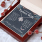 To My Future Wife Necklace My Last Everything, Promise Necklace For Her, Fiance Gift For Her, Wedding Gifts For Future Wife With Message Card Box LED, Soulmate Necklace For Women, To My Wife Necklace Love knot Thang