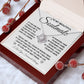 To My Beautiful Soulmate Necklace Gift for Her, Soulmate for Wife Birthday Gifts from Husband, Anniversary Jewelry for Women, Soulmate Gifts, Message Card and Necklace Gifts Box Gift Box Styles on Birthday, Wedding, Anniversary, Valentine Love knot Thang