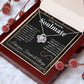 To My Beautiful Soulmate Necklace My Last Everything, Promise Necklace For Her, Fiance Gifts For Her, Wedding Valentine Gifts For Future Wife With Message Card Box LED, Soulmate Necklace For Women, To My Wife Necklace Love knot Thang