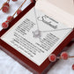 to My Soulmate Necklace from Husband, Necklaces for Wife from Husband, to My Soulmate Necklace for Women, Soulmate Jewelry for Wife Anniversary Jewelry Gifts for Wife Birthday Gifts from Husband Love knot Thang
