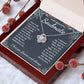 To My Beautiful Soulmate Necklace Gift for Her, Soulmate for Wife Valentine Gifts from Husband, Birthday for Women, Soulmate Gifts, Message Card and Necklace Gifts Box Gift Box Styles on Birthday, Wedding, Anniversary, Valentine Love knot Thang