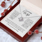 to My Future Wife Necklace Future Wife Gifts, Promise Necklace For Her, Fiance Gifts For Her, Wedding Birthday Gifts For Future Wife With Message Card Box LED, Soulmate Necklace For Women, To My Wife Necklace Love knot Thang