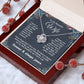 Valentine Gifts for Wife Necklace from Husband, Gifts for Wife from Husband, Birthday Gifts for Her Gifts Soulmate Message Card and Necklace Gift Box Gift Box Styles on Birthday, Wedding, Anniversary, Valentine Love knot Thang