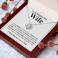 Gifts For Wife Birthday Gifts From Husband Necklace Valentines Day, Necklace for Future Soulmate, Wedding Anniversary Jewelry for Wife Necklace Gifts from Husband - Soulmate Gift Necklace with Message Card and Gift Box Love knot Thang