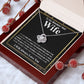 Gifts For Wife Birthday Gifts From Husband Necklace Valentines Day, Necklace for Future Soulmate, Valentine Necklace Jewelry for Wife Necklace Gifts from Husband - Soulmate Gift Necklace with Message Card and Gift Box Love knot Thang