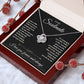 To My Soulmate Necklace for Women, Necklaces For Wife from Husband, Soulmate Jewelry to My Future Wife Necklace and Necklace For Girlfriend with Message Card and Necklace Gift Box Gift Box Styles on Birthday, Christmas, Wedding, Anniversary Love knot Than