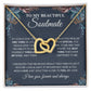 To My Beautiful Soulmate Necklace, Love Necklace for Girlfriend, Wife Gift, Soulmate Jewelry, Soulmate Necklace, Future Wife Gift, Necklace for Wife from Husband Necklace Message Card and Gift Box Styles on Birthday, Christmas, Wedding, Anniversary Interl