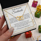 Couples Gifts To My Beautiful Soulmate Necklace From Husband, Wedding Anniversary For Wife From Husband, Wife Wedding From Husband, To My Wife, Necklace Custom Name Message Card and Gift Box Styles on Birthday, Christmas, Wedding, Anniversary Interlocking