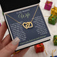 To My Beautiful Soulmate Necklace Gift, Wife Gifts From Husband, Anniversary Gifts For Wife From Husband To My Soulmate Necklace Message Card and Necklace Gift Box Gift Box Styles on Birthday, Wedding, Anniversary, Valentine Interlocking Heart