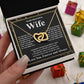 Gifts For Wife Birthday Gifts From Husband Necklace Valentines Days, Necklace for Future Soulmate, Valentine Wedding Jewelry for Wife Necklace Gifts from Husband - Soulmate Gift Necklace with Message Card and Gift Box Interlocking Heart
