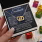 to My Soulmate Necklace from Husband, Necklaces for Wife from Husband, to My Soulmate Necklace for Women, Soulmate Jewelry for Wife Wedding Jewelry Gifts for Wife Birthday Gifts from Husband Interlocking Heart