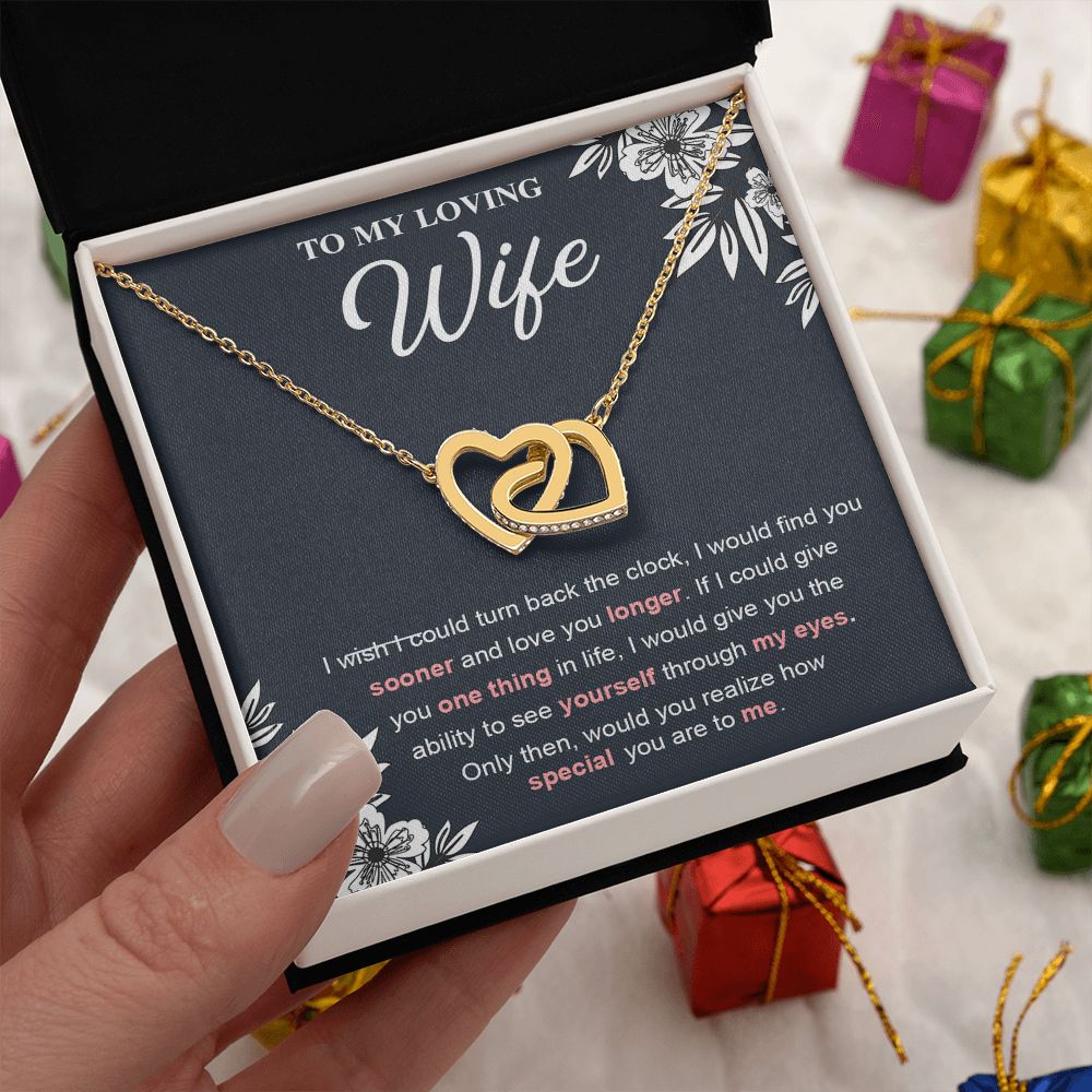 Soulmate Necklace For Women, To My Future Soulmate, Soulmate Gifts For Her, Future Wife Necklace, Necklaces For Girlfriend, To My Wife Necklace, Wife Necklace From Husband Necklace Message Card and Gift Box Styles on Birthday, Christmas, Valentine Interlo