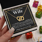 Gifts For Wife Birthday Gifts From Husband Necklace Valentines Day, Necklace for Future Soulmate, Valentine Necklace Jewelry for Wife Necklace Gifts from Husband - Soulmate Gift Necklace with Message Card and Gift Box Interlocking Heart