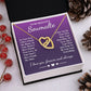 To My Beautiful Soulmate Necklace Gift, Soulmate for Wife Birthday Gifts from Husband, Valentine for Women, Soulmate Gifts, Message Card and Necklace Gifts Box Gift Box Styles on Birthday, Wedding, Anniversary, Valentine Interlocking Heart