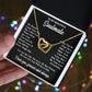 To My Soulmate Necklace Gift for Her, Soulmate Jewelry, Necklaces for Wife from Husband, Anniversary, To My Wife Necklace, Soulmate Gifts, Necklace Message Card and Gift Box Styles on Birthday, Wedding, Anniversary, Valentine Interlocking Heart
