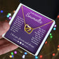 To My Beautiful Soulmate Necklace Gift, Soulmate for Wife Birthday Gifts from Husband, Valentine for Women, Soulmate Gifts, Message Card and Necklace Gifts Box Gift Box Styles on Birthday, Wedding, Anniversary, Valentine Interlocking Heart