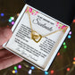 Soulmate Necklace Gifts from Husband, Wedding Anniversary Gifts for Wife from Husband, Wife Valentine Gifts from Husband, To My Wife Necklace Message Card and Necklace Gifts Box Gift Box Styles on Birthday, Wedding, Anniversary, Valentine Interlocking Hea