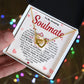 to my soulmate Interlocking Heart