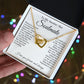 To My Smokin Hot Wife Necklace, Wedding Anniversary Jewelry for Women, Anniversary Gifts For Wife From Husband To My Wife Necklace Message Card and Necklace Gift Box Gift Box Styles on Birthday, Wedding, Anniversary, Valentine Interlocking Heart