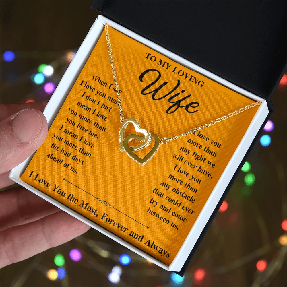 Soulmate Necklace For Women, To My Soulmate, Soulmate Gifts For Her, Future Wife Necklace, Necklaces For Girlfriend, To My Wife Necklace, Wife Necklace From Husband Necklace Message Card and Gift Box Styles on Birthday, Christmas, Valentine Interlocking H
