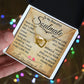 My Beautiful Soulmate Necklace Future Wife Gifts, Promise Necklace For Her, Fiance Gifts For Her, Valentine Gifts For Soulmate From Husband With Message Card Box LED, Soulmate Necklace For Women, To My Wife Necklace Interlocking Heart