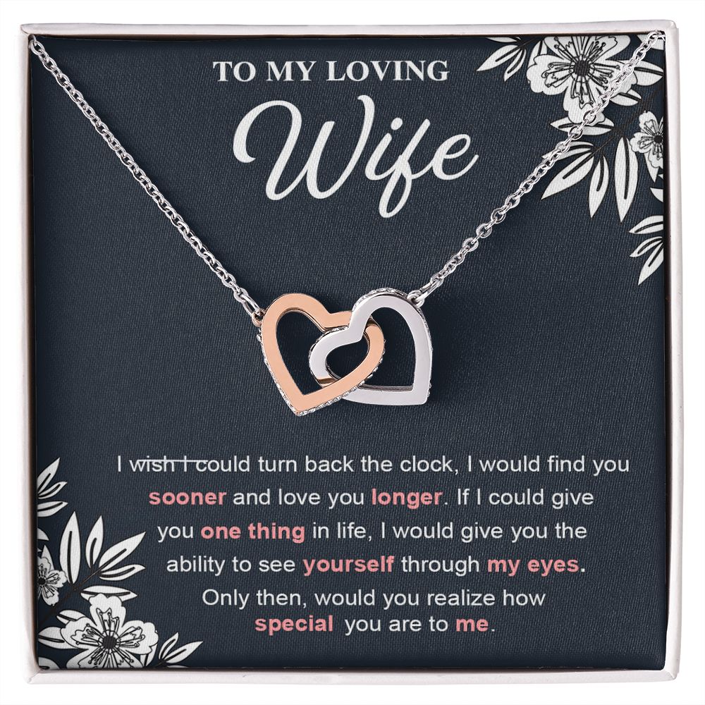 Soulmate Necklace For Women, To My Future Soulmate, Soulmate Gifts For Her, Future Wife Necklace, Necklaces For Girlfriend, To My Wife Necklace, Wife Necklace From Husband Necklace Message Card and Gift Box Styles on Birthday, Christmas, Valentine Interlo