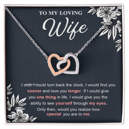 Soulmate Necklace For Women, To My Future Soulmate, Soulmate Gifts For Her, Future Wife Necklace, Necklaces For Girlfriend, To My Wife Necklace, Wife Necklace From Husband Necklace Message Card and Gift Box Styles on Birthday, Christmas, Valentine Interlo