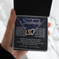 To My Beautiful Soulmate Necklace, Soulmate Jewelry For Women, Wife Necklace From Husband, Soulmate Gift For Her, To My Future Soulmate Necklace Message Card and Necklace Gift Box Gift Box Styles on Birthday, Wedding, Anniversary, Valentine Interlocking H
