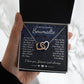 To My Beautiful Soulmate Necklace Gift, Soulmate for Wife Birthday Gifts from Husband, Wedding for Women, Soulmate Gifts, Message Card and Necklace Gifts Box Gift Box Styles on Birthday, Wedding, Anniversary, Valentine Interlocking Heart